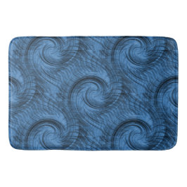 Denk blauw..... badmat