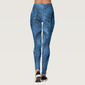 Denk blauw..... leggings (Achterkant)