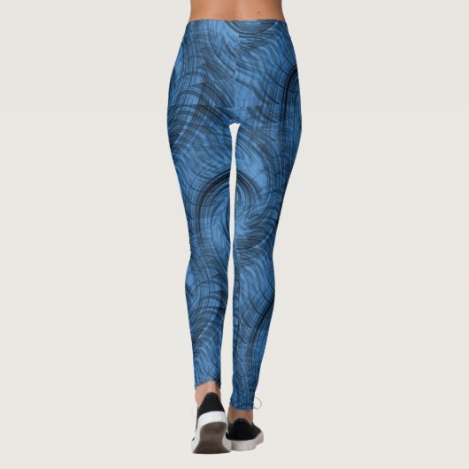 Denk blauw..... leggings (Achterkant)