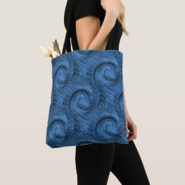 Denk blauw..... tote bag