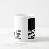 Denk buiten de box Funny Geek Nerd Mok (Center)