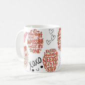 denk buiten de box koffiemok (Voorkant links)
