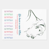 Denk buiten de box met deze flyer inpakpapier vel (Voorkant 2)