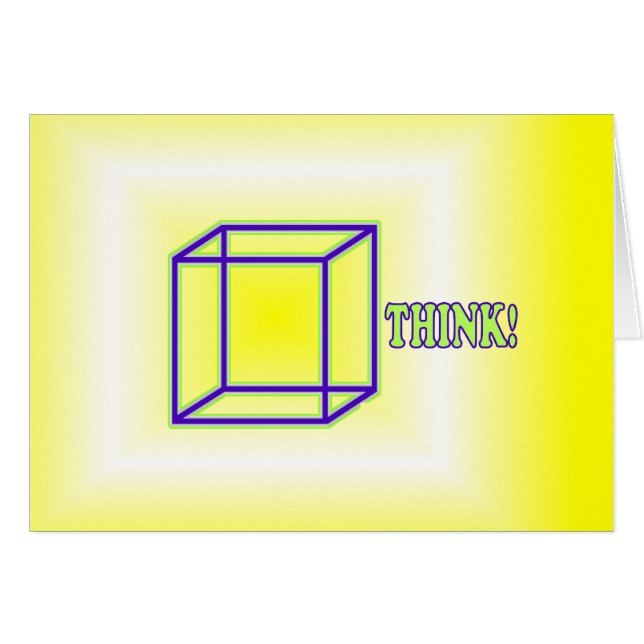 Denk buiten de doos! (Voorkant Horizontaal)