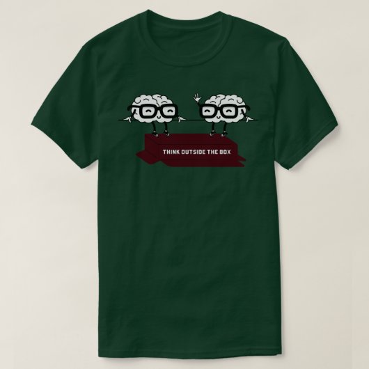 Denk buiten de doos 5 t-shirt (Design voorkant)