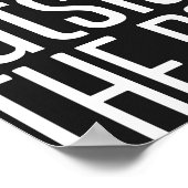 Denk buiten de doos 8 x 10 poster (Hoek)