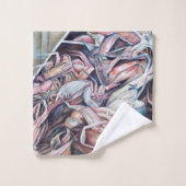 Denk buiten de doos bad handdoek (Wasdoekje)