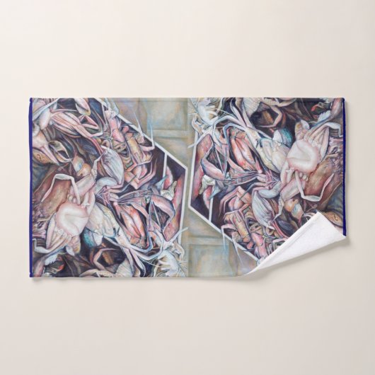 Denk buiten de doos bad handdoek (Handdoek)