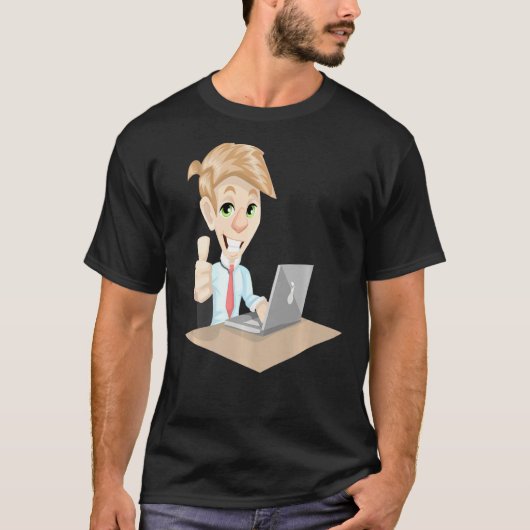 Denk buiten de doos BedrijfsApparel T-shirt (Voorkant)