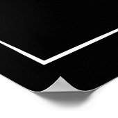 Denk buiten de doos letterlijke Typografie na Poster (Hoek)