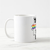 Denk buiten de Doos LGBTQIA+ Pride Mok (Links)