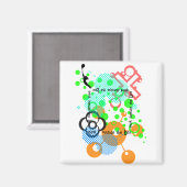 denk buiten de doos magneet (Voorkant / Achterkant)