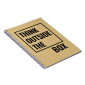 Denk buiten de doos Motivatie offerte Notitieboek (Rechterzijde)