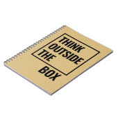 Denk buiten de doos Motivatie offerte Notitieboek (Linkerzijde)