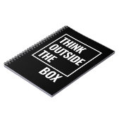 Denk buiten de doos Motivatie offerte Notitieboek (Linkerzijde)