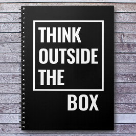 Denk buiten de doos Motivatie offerte Notitieboek