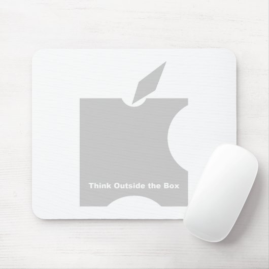 Denk buiten de doos Mousepad na Muismat (Met muis)