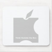 Denk buiten de doos Mousepad na Muismat (Voorkant)