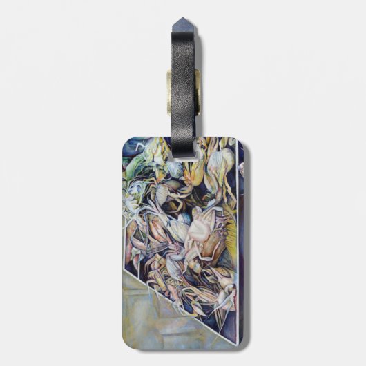 Denk buiten de Doos na Bagagelabel (Achterkant verticaal)