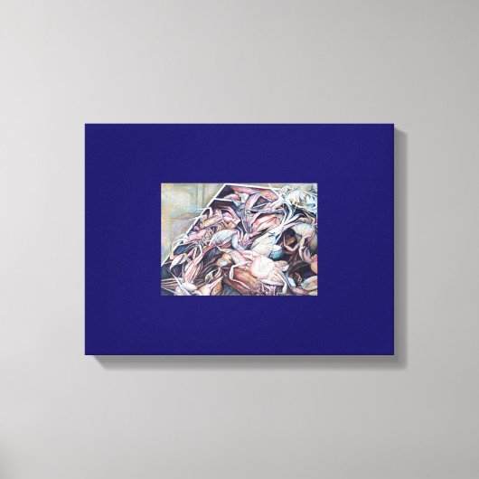 Denk buiten de doos na canvas afdruk (Voorkant)