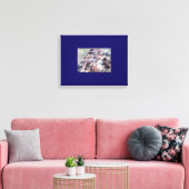 Denk buiten de doos na canvas afdruk (Insitu (Woonkamer))