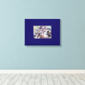 Denk buiten de doos na canvas afdruk (Insitu (Houten vloer))