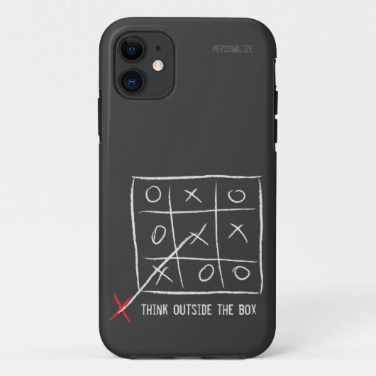 Denk buiten de Doos na Case-Mate iPhone Case (Achterkant)