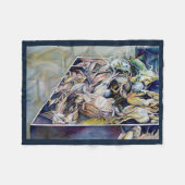 Denk buiten de Doos na Fleece Deken (Voorkant (Horizontaal))