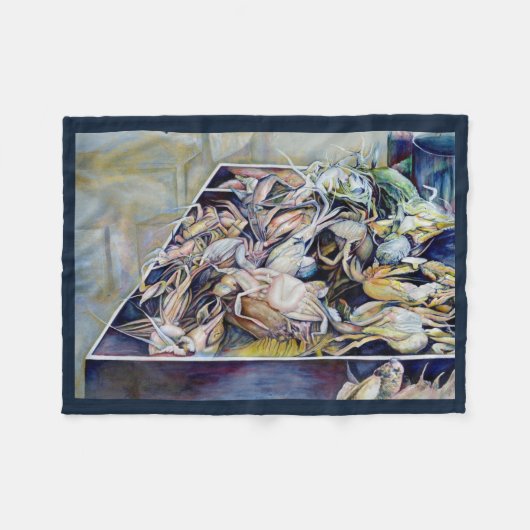 Denk buiten de Doos na Fleece Deken (Voorkant (Horizontaal))