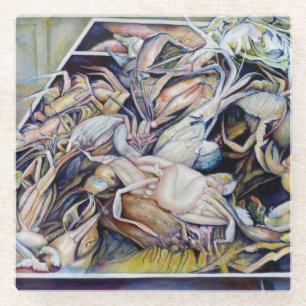 Denk buiten de Doos na Glazen Onderzetter