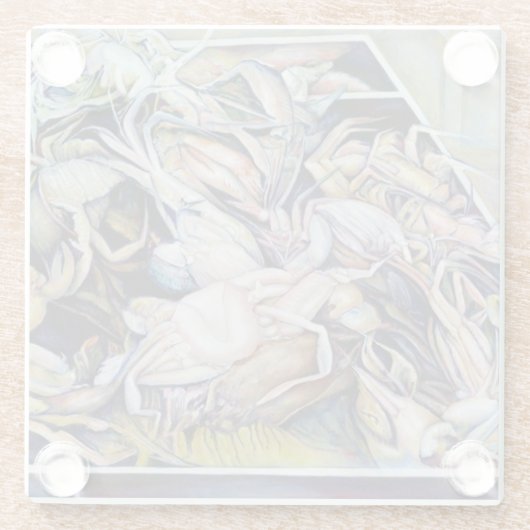 Denk buiten de Doos na Glazen Onderzetter (Achterkant)