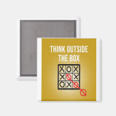 Denk buiten de Doos na Magneet (Voorkant / Achterkant)