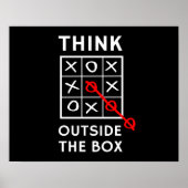 Denk buiten de doos na poster (Voorkant)