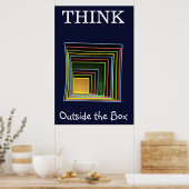 Denk buiten de Doos na Poster (Keuken)