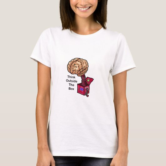 Denk buiten de Doos na T-shirt (Voorkant)