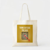Denk buiten de Doos na Tote Bag (Voorkant)