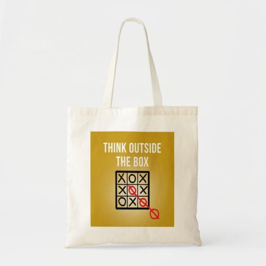 Denk buiten de Doos na Tote Bag (Voorkant)