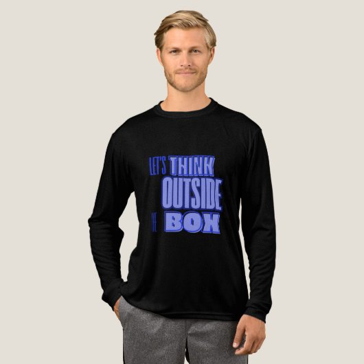 Denk buiten de Doos na Tri-Blend Shirt (Voorkant)
