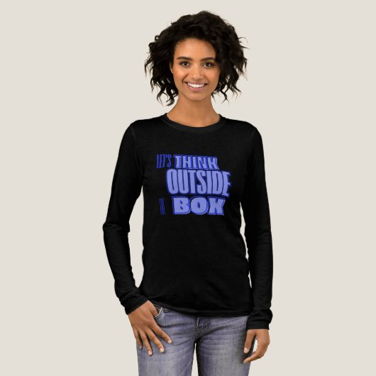 Denk buiten de Doos na Tri-Blend Shirt (Voorkant)