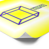 Denk buiten de doos! poster (Hoek)