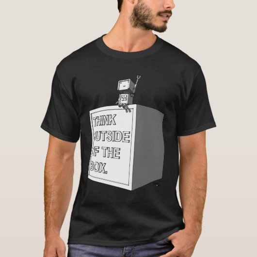 DENK BUITEN DE DOOS T-Shirt (Voorkant)