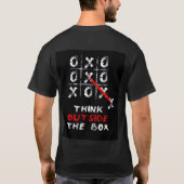 Denk Buiten de Doos Typografie T-Shirt (Achterkant)