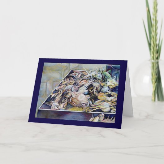 Denk buiten de doos Wenskaart Kaart (Voorkant)