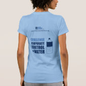 Denk buiten de fles na - Dames in de basistekst T-shirt (Achterkant)