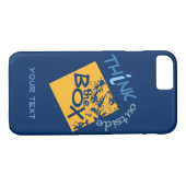 Denk buiten de hoesjes van de Doos aan de douane (Achterkant (Horizontaal))