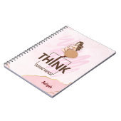 Denk buiten de kaders Dame Baas vrouw Notitieboek (Linkerzijde)