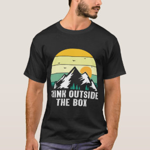 Denk Buiten de Kist” Bergavontuur T-shirt