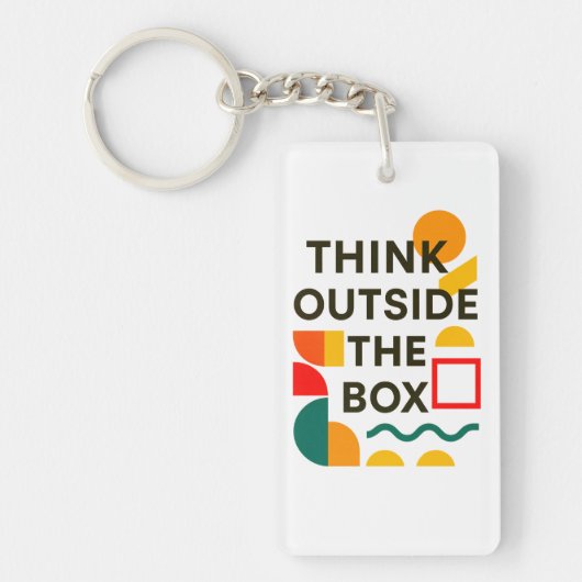 Denk Buiten de Kist – Creatief Sleutelhanger (Voorkant)