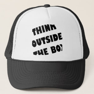 Denk Buiten De Kist Grappige Bal Cap Trucker Hoed Pet