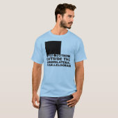 Denk Buiten De Kist Grappige T-Shirt (Voorkant volledig)